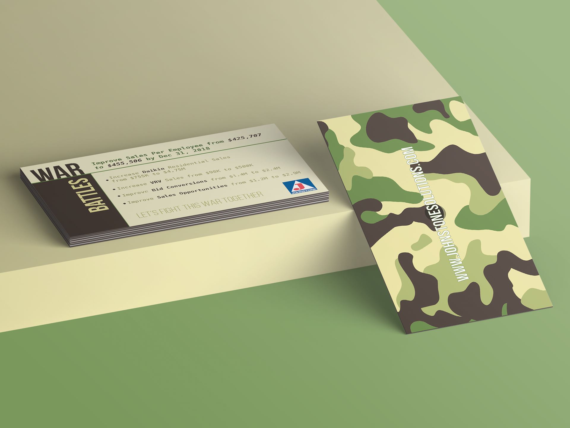Johnstone Supply business cards